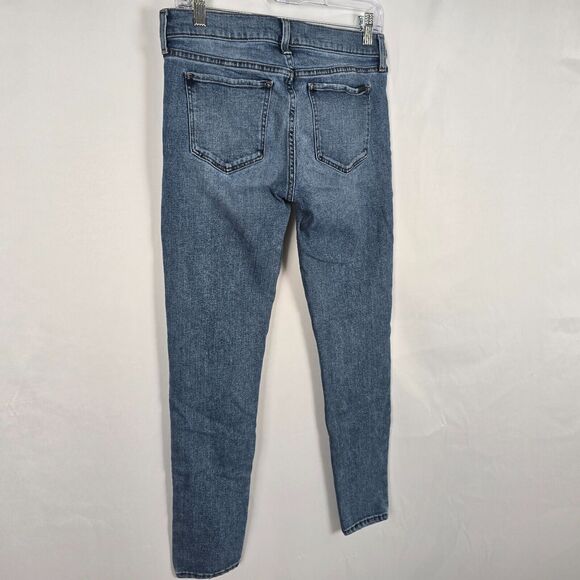 Joe's Jeans Women's 27 Blue Medium Wash The Icon Mid Rise Skinny Ankle - Picture 15 of 16